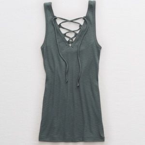 Aerie Lace Up Tank